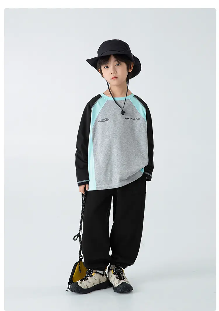 Haima Boys Raglan Sleeve T-Shirt Spring Outfit — feature 9