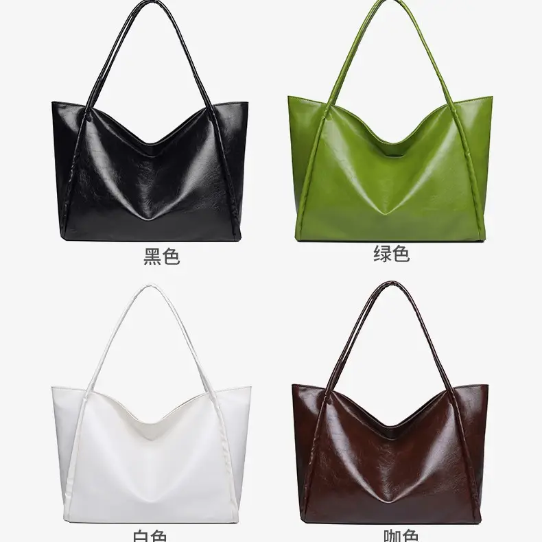 Black Textured Shoulder Bag for Women - Image 6