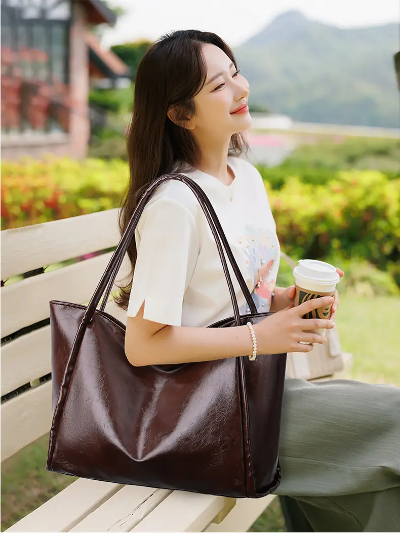 Black Textured Shoulder Bag for Women — feature 17