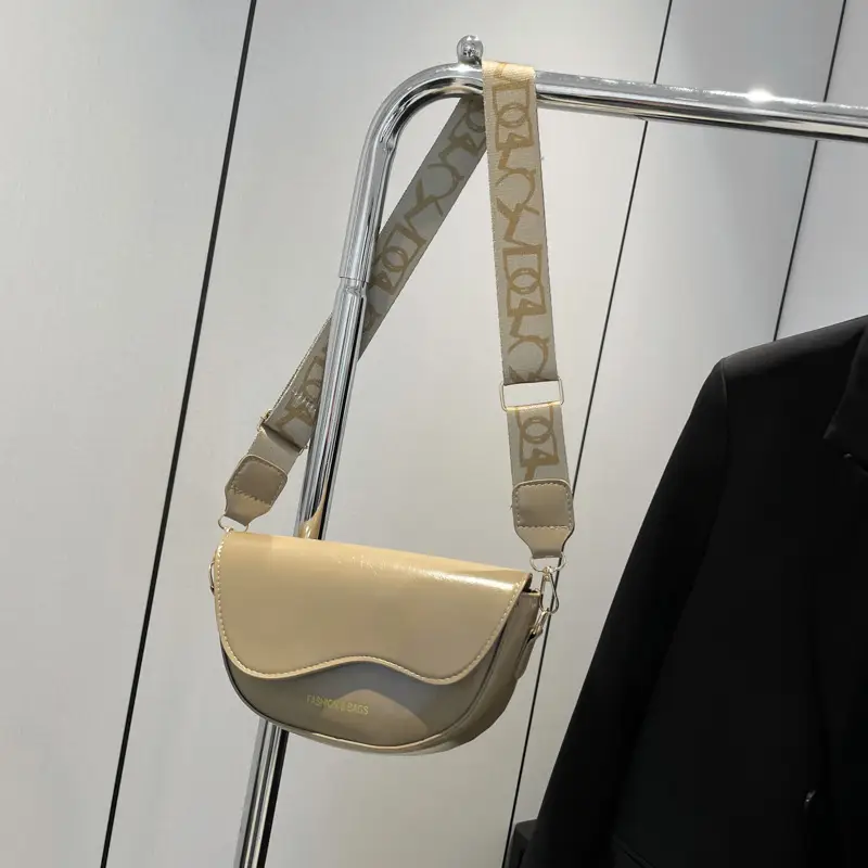Korean Style Saddle Bag with Retro Strap 2024 - Image 5