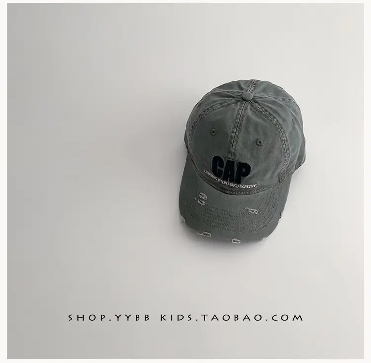 Kids Cap Cap Gaps Embroidered Maroon — feature 10