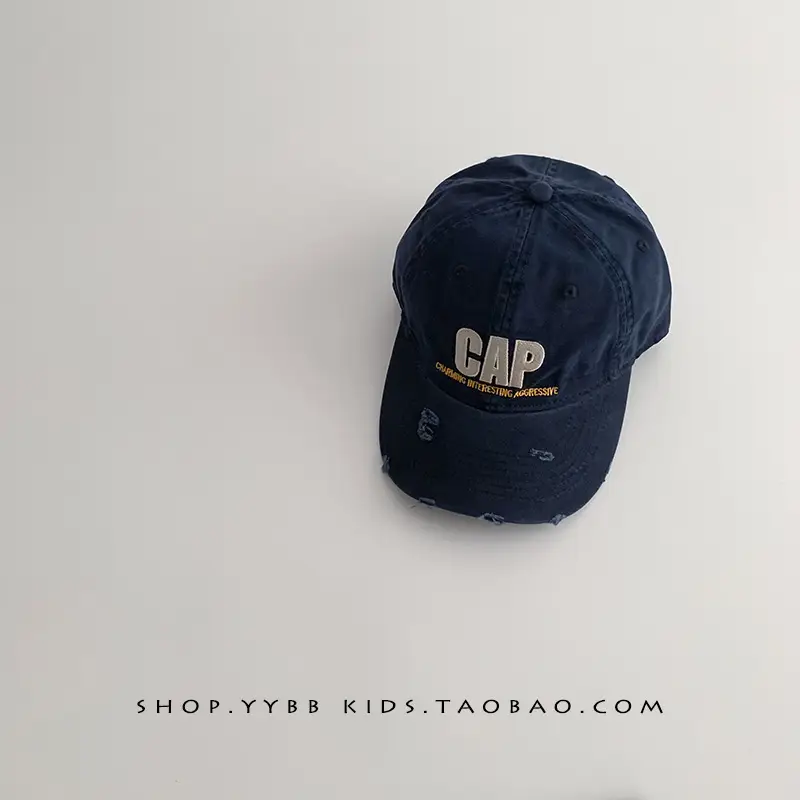 Kids Cap Cap Gaps Embroidered Maroon