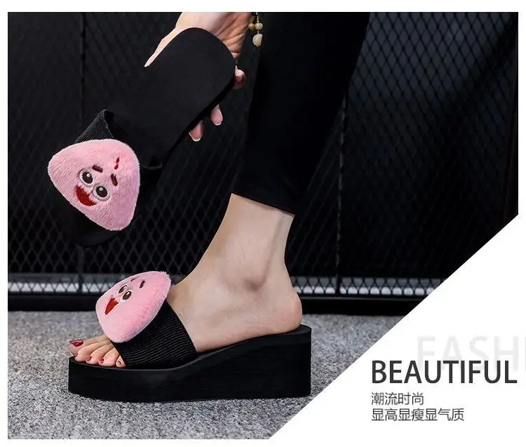 Spongebob Summer New Soft Sole Cartoon Slide Sandals for Women, Versatile Vacation Trendy Outdoor Slippers — feature 10