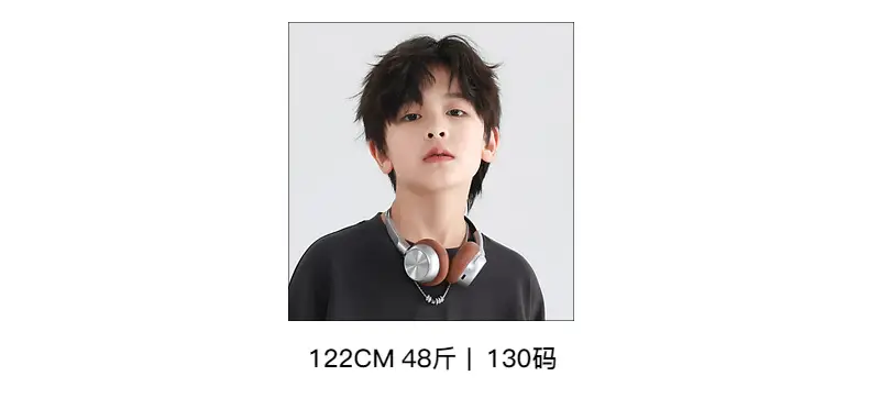 Boys Korean Style Fake Two-Piece T-Shirt Black Yellow 2026 — feature 14