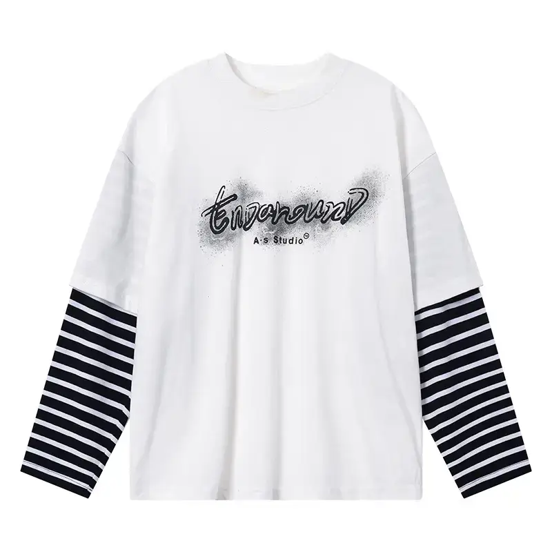 Boys Korean Striped Long Sleeve T-Shirt 2026 - Image 7