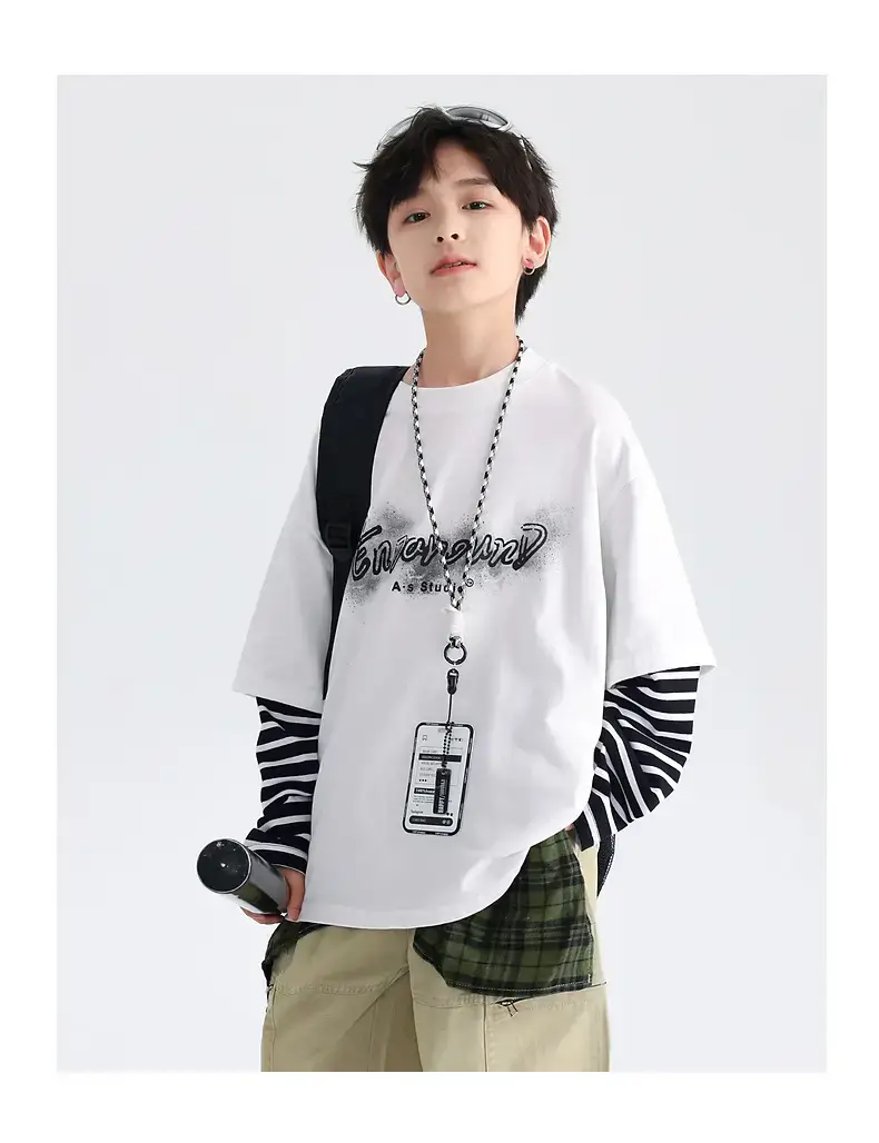 Boys Korean Striped Long Sleeve T-Shirt 2026 β feature 24