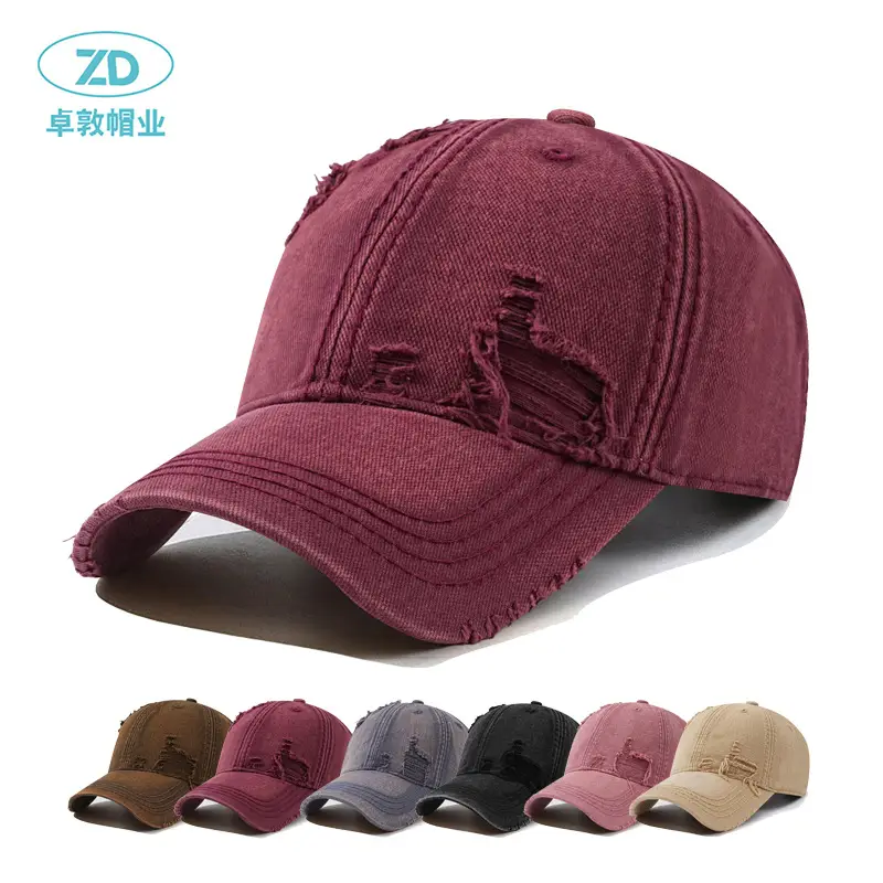 Vintage Los Angeles Denim Baseball Cap for Men - Image 7