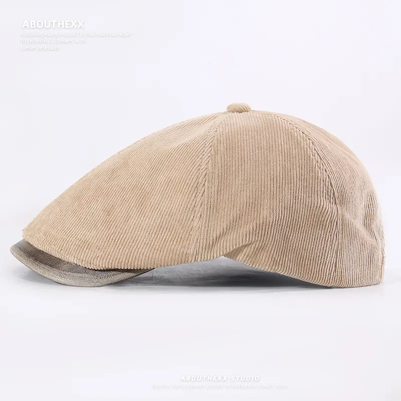 Japanese Retro Hats for Women All Season Artistic British Painter Hats - Image 7