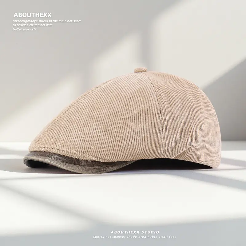 Japanese Retro Hats for Women All Season Artistic British Painter Hats - Image 3