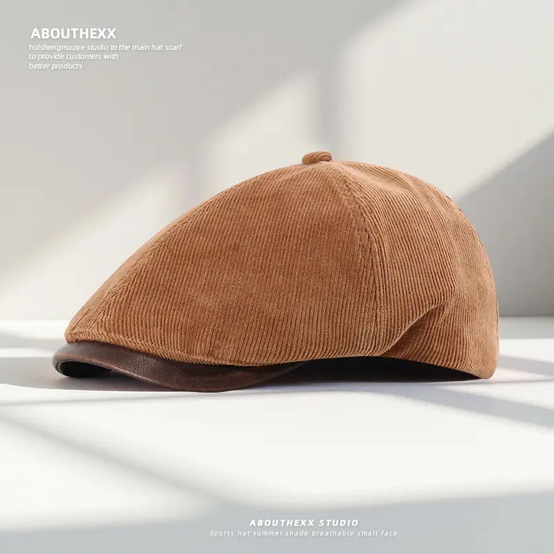 Japanese Retro Hats for Women All Season Artistic British Painter Hats - Image 4