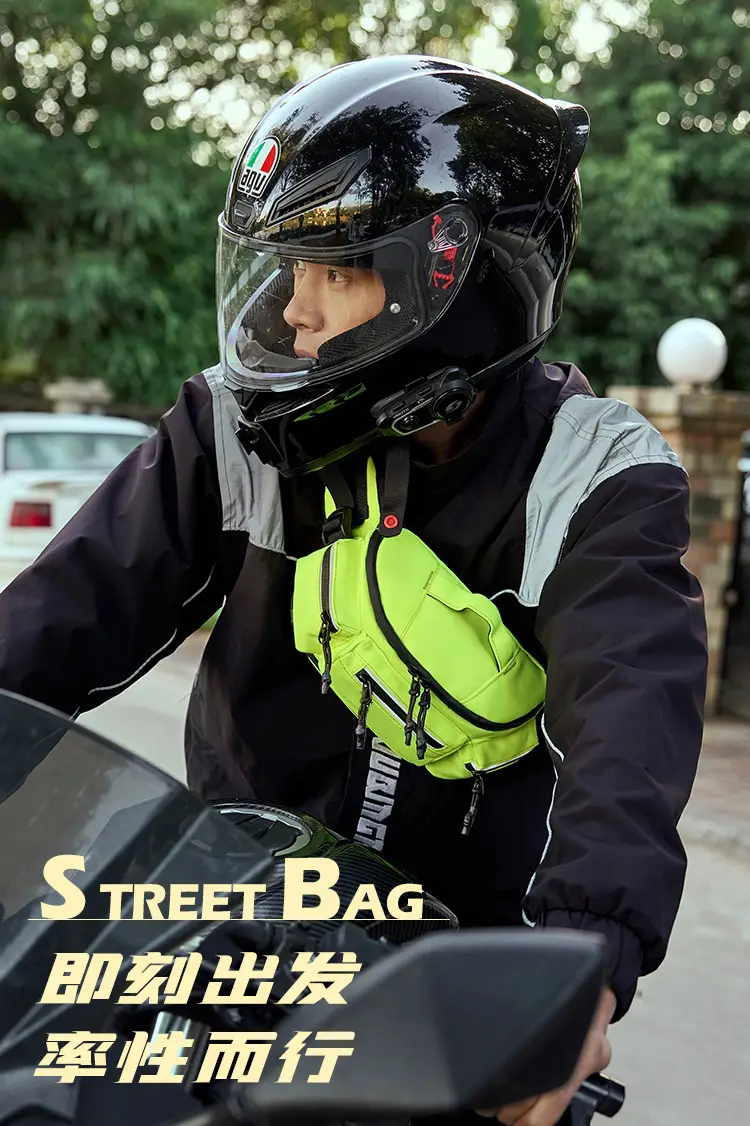 Green Waterproof Crossbody Bag for Men — feature 1
