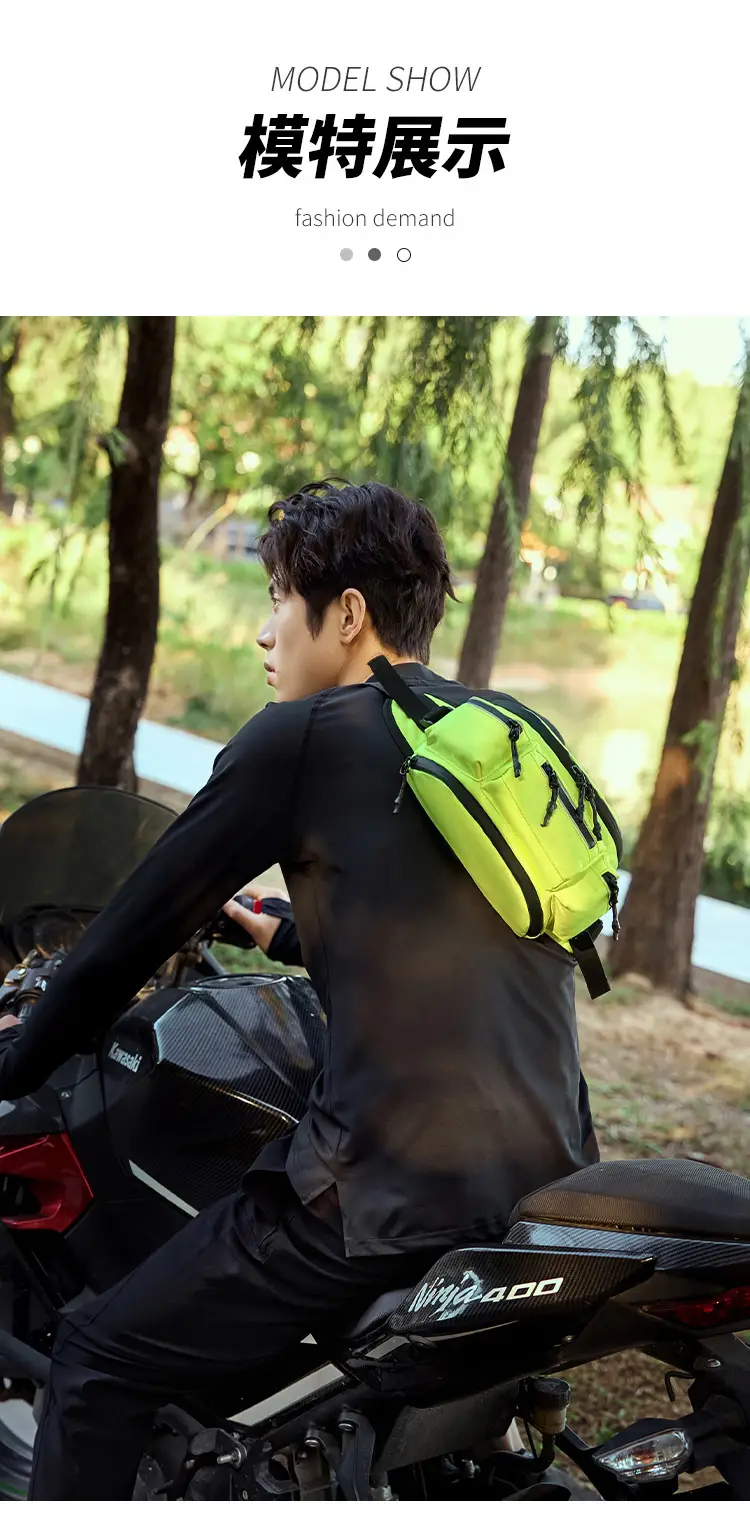 Green Waterproof Crossbody Bag for Men — feature 11