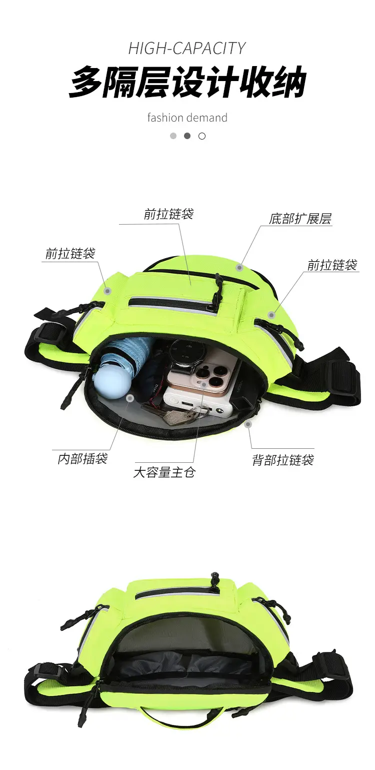 Green Waterproof Crossbody Bag for Men — feature 5