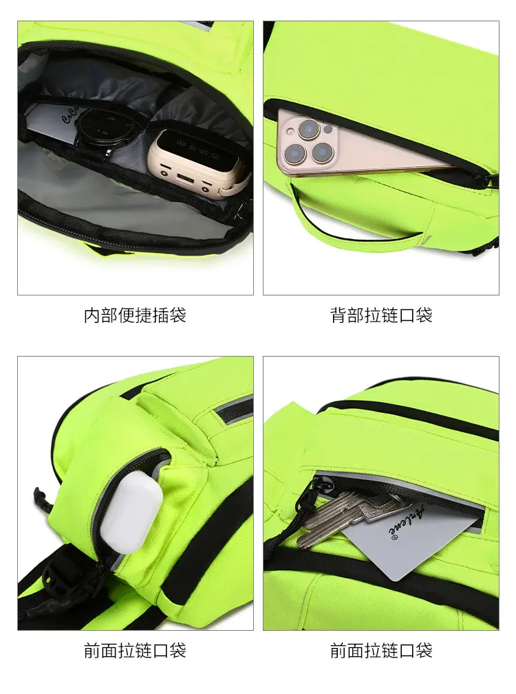 Green Waterproof Crossbody Bag for Men — feature 6