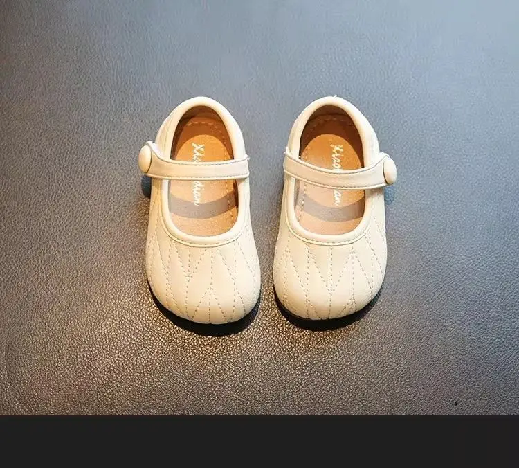Baby Girls Beige Flat Slippers Spring 2023 — feature 9