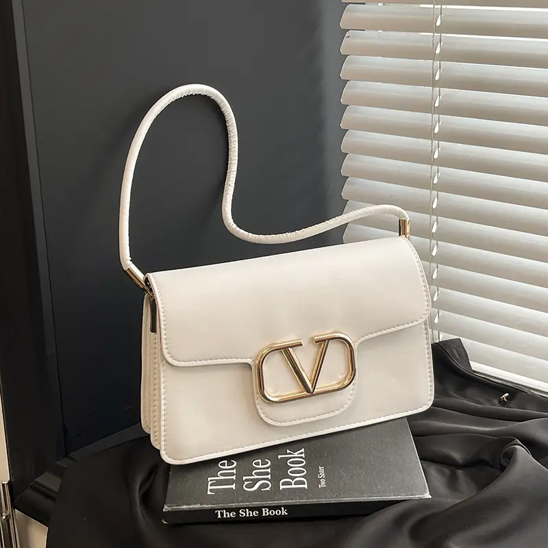 Pink LV Logo Shoulder Bag for Women — feature 16