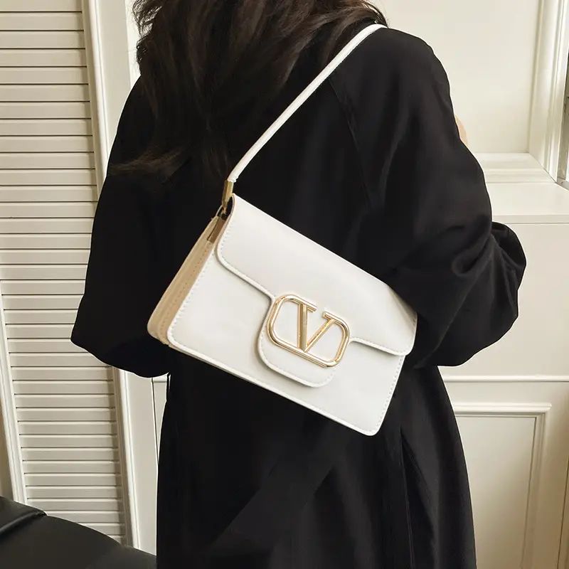 Pink LV Logo Shoulder Bag for Women — feature 22
