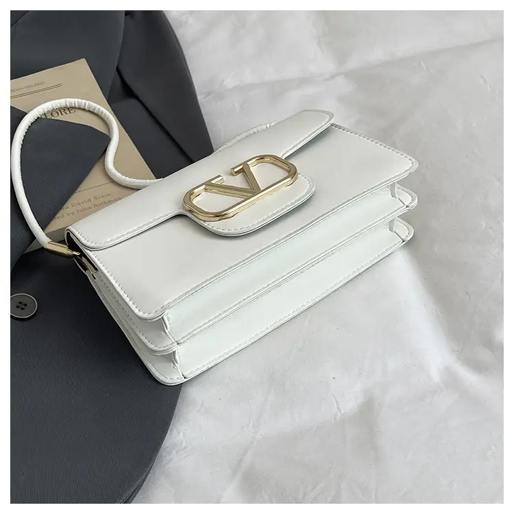 Pink LV Logo Shoulder Bag for Women — feature 9
