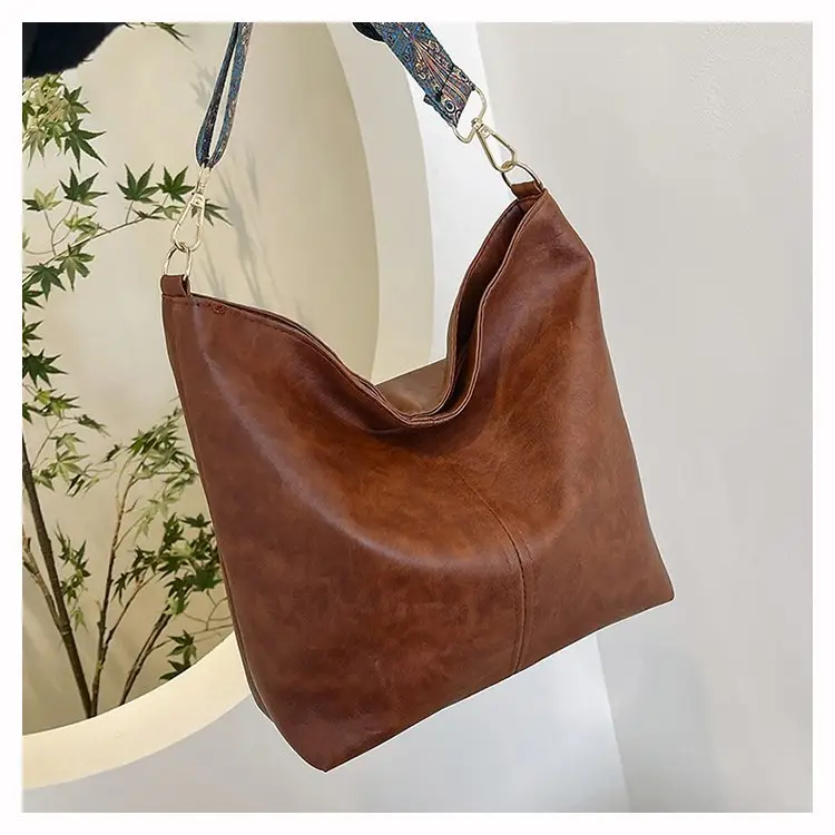 Korean Style Texture Shoulder Crossbody Tote Bag — feature 33
