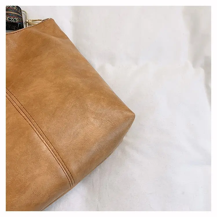 Korean Style Texture Shoulder Crossbody Tote Bag — feature 47