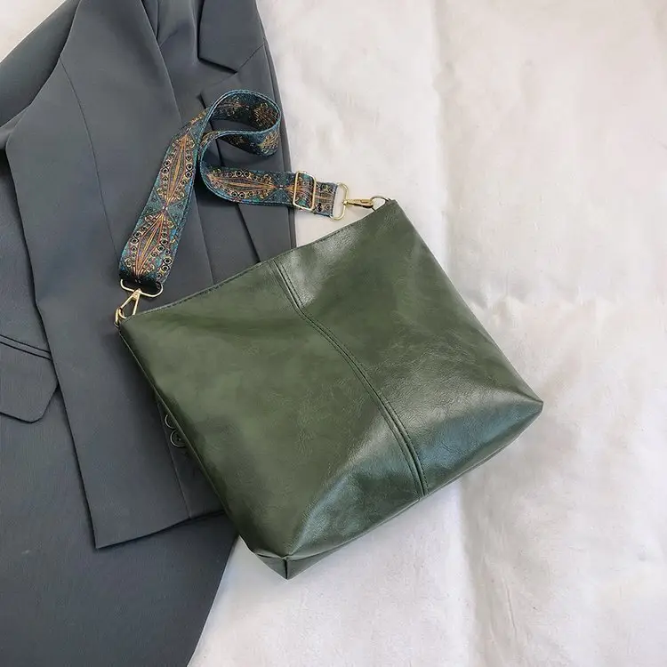 Korean Style Texture Shoulder Crossbody Tote Bag — feature 69