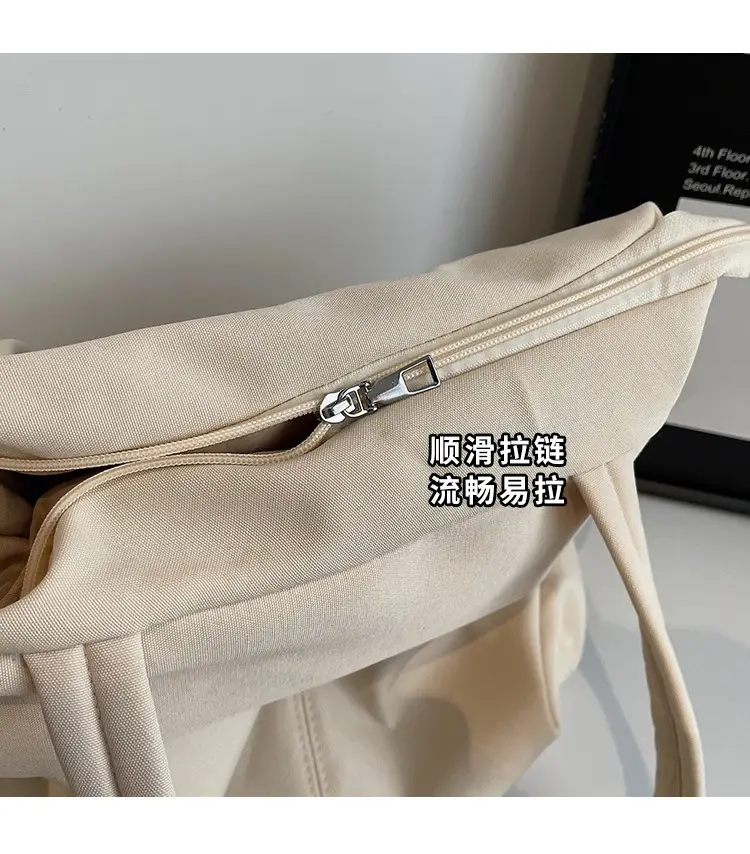 Black Nylon Crossbody Bag for Women College Student — feature 7