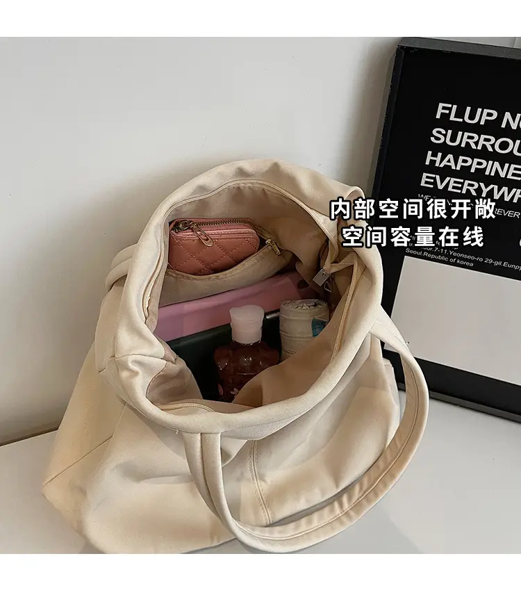 Black Nylon Crossbody Bag for Women College Student — feature 8