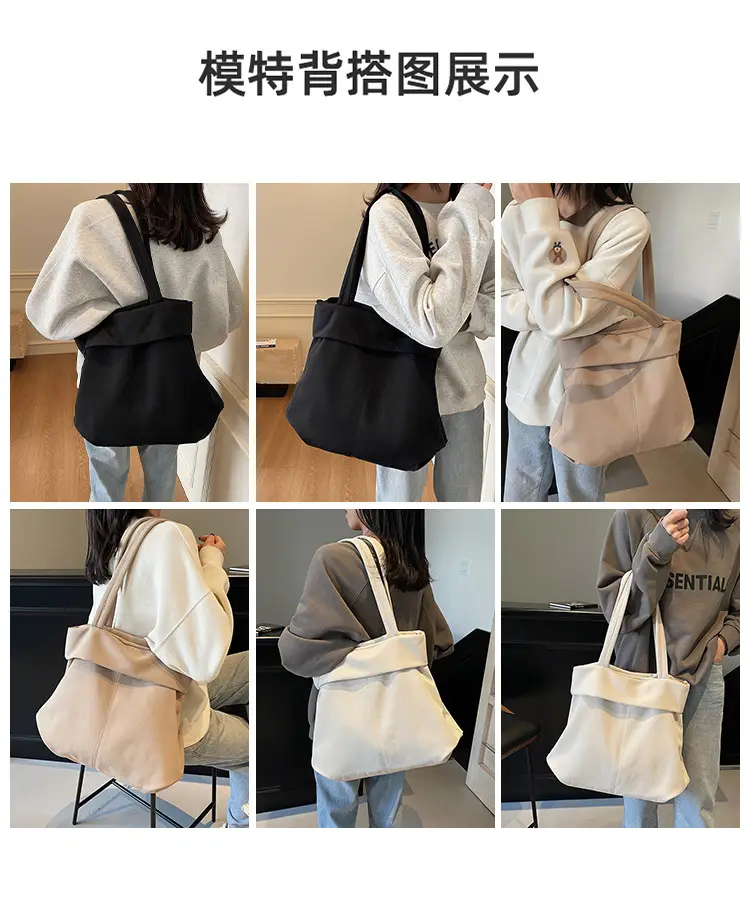 Black Nylon Crossbody Bag for Women College Student — feature 9