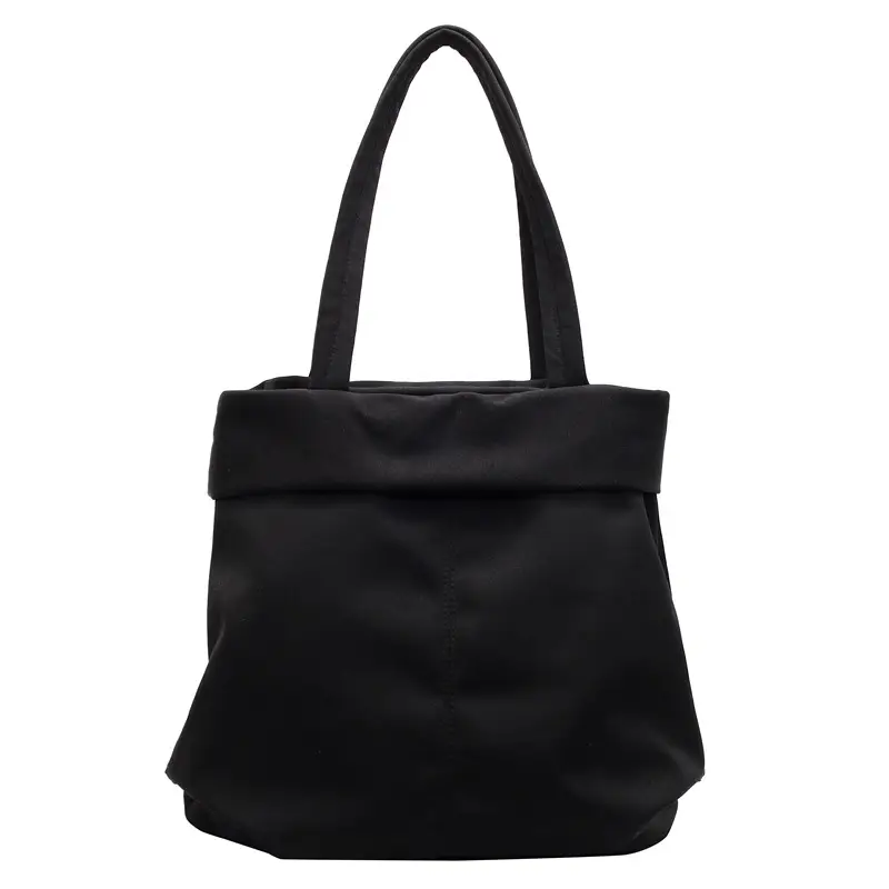 Black Nylon Crossbody Bag for Women College Student - Image 3