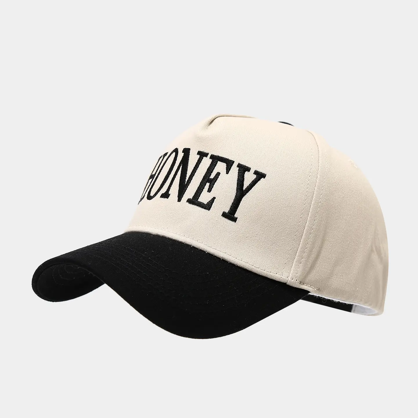 Honey Color Blocking Baseball Cap Women Men — feature 9