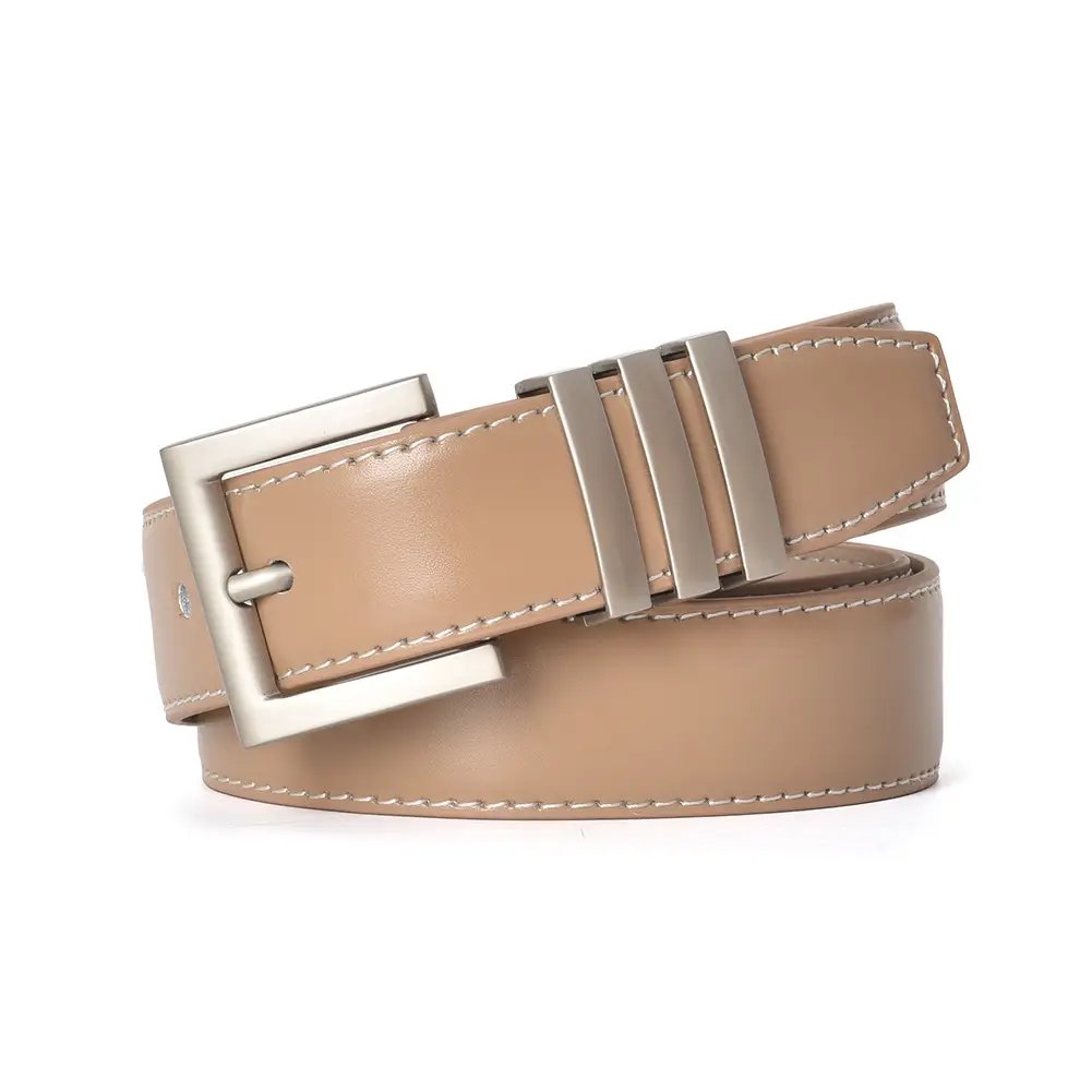 Women Genuine Leather Belt with Alloy Buckle - Image 4