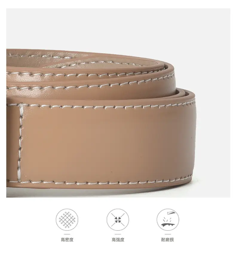 Women Genuine Leather Belt with Alloy Buckle β feature 5