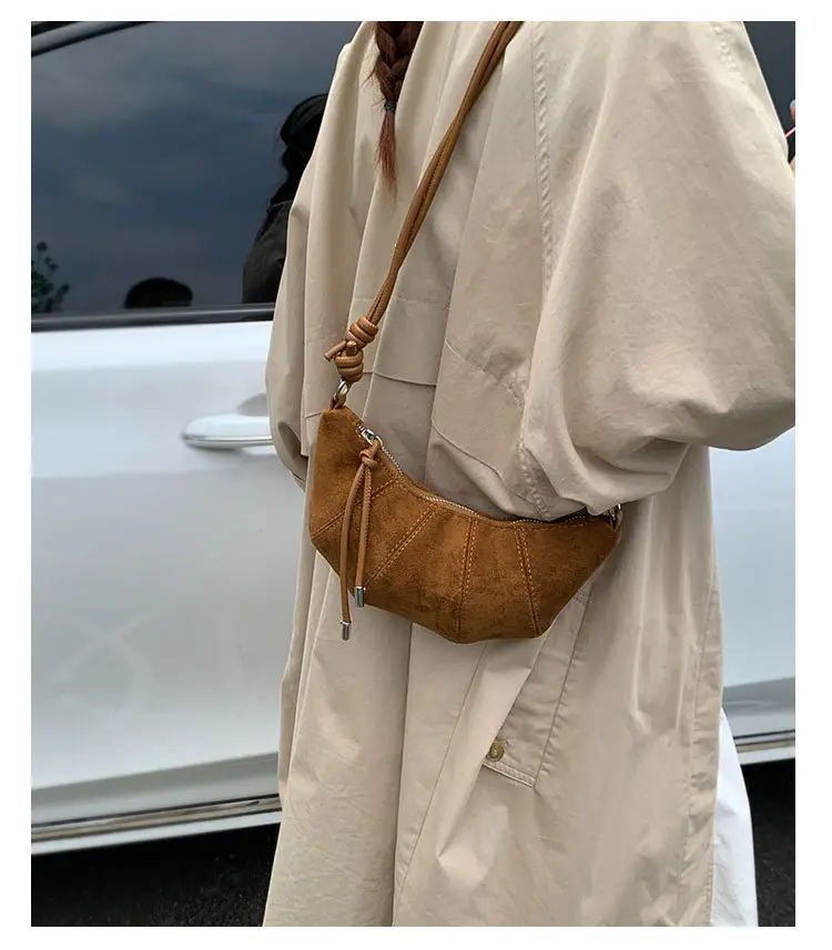 Retro Frosted Shoulder Bag Women 2025 New Fashion — feature 18