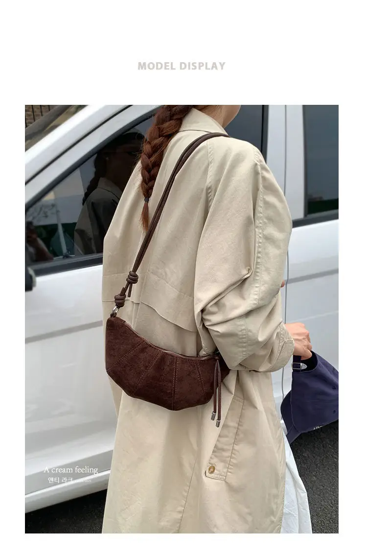 Retro Frosted Shoulder Bag Women 2025 New Fashion — feature 2