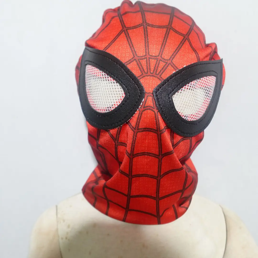 Iron Man Expedition Spider-Man Headgear Mask Children's Marvel Hero Cosplay Halloween Prop Cape