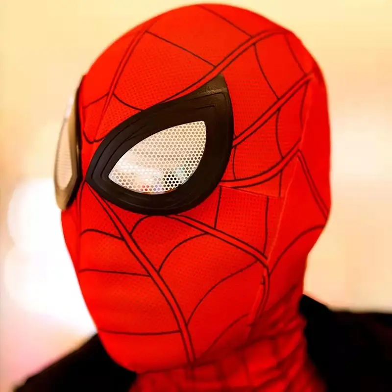 Iron Man Expedition Spider-Man Headgear Mask Children's Marvel Hero Cosplay Halloween Prop Cape