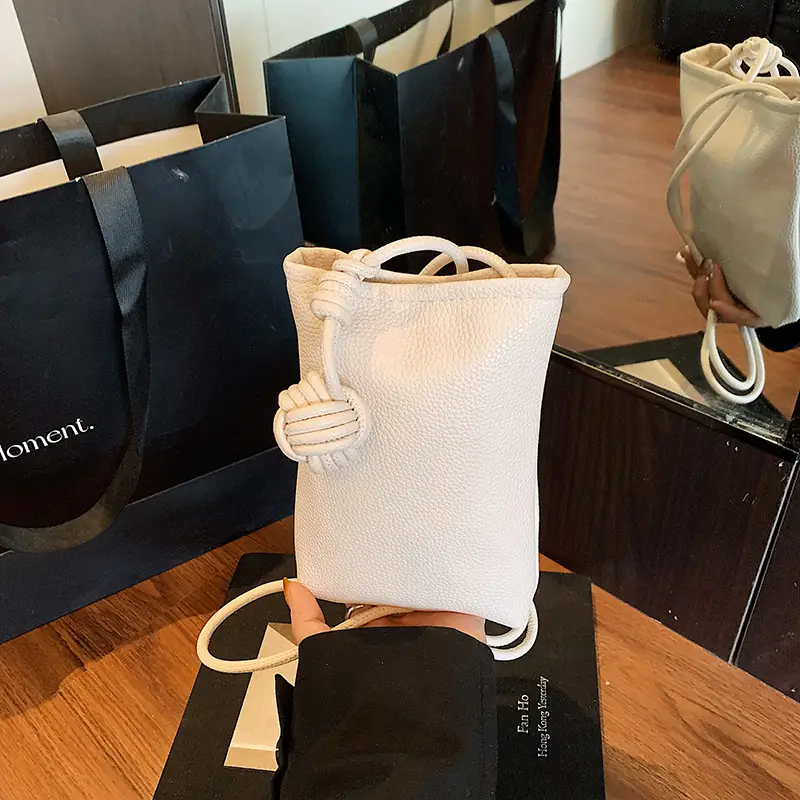 Korean Style Satchel Bucket Bag 2025 Summer New Style - Image 2