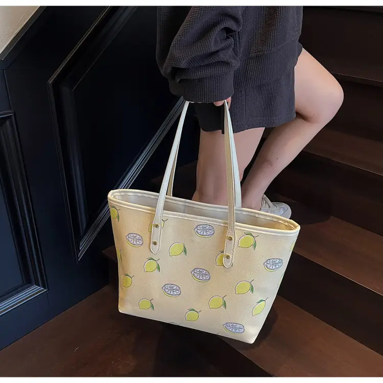 2025 Cherry Print Shoulder Crossbody Tote Bag — feature 22