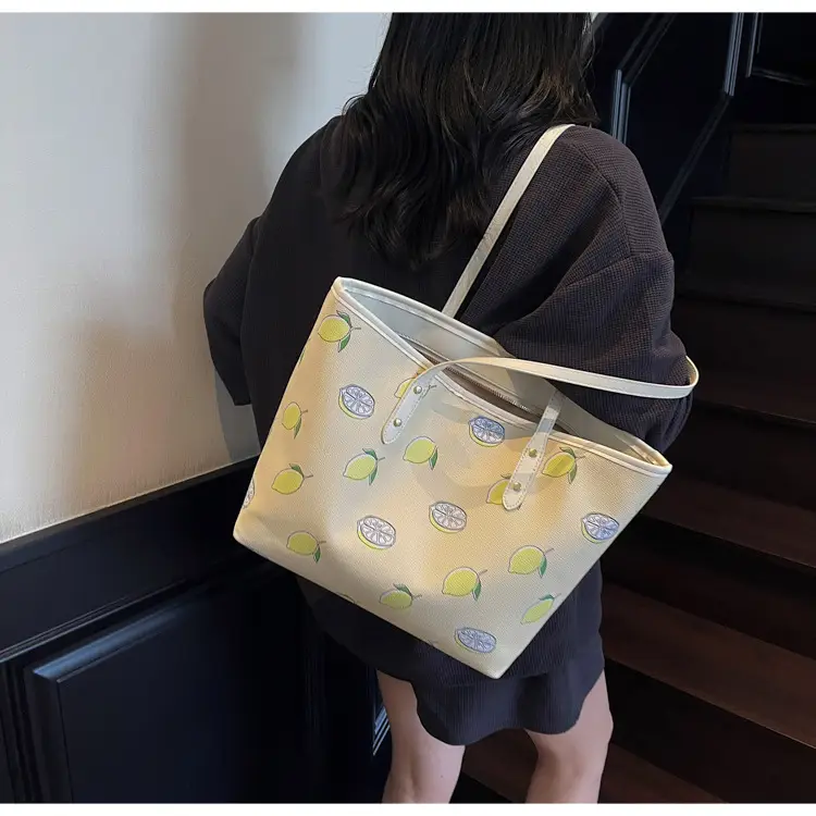 2025 Cherry Print Shoulder Crossbody Tote Bag — feature 23