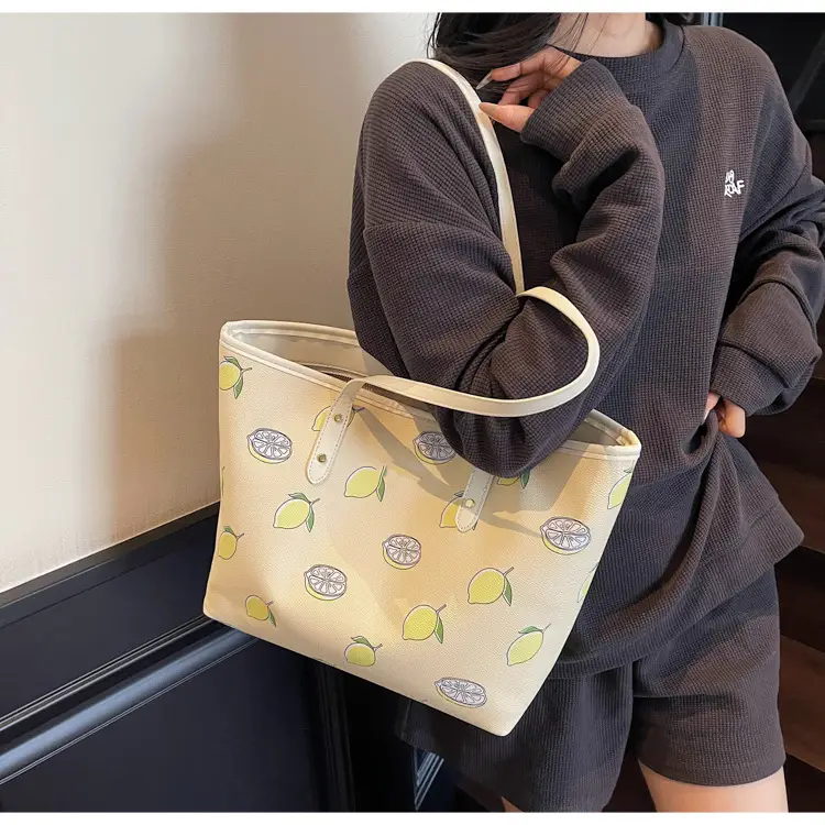 2025 Cherry Print Shoulder Crossbody Tote Bag — feature 24