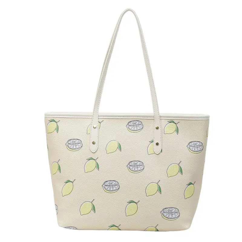 2025 Cherry Print Shoulder Crossbody Tote Bag - Image 4