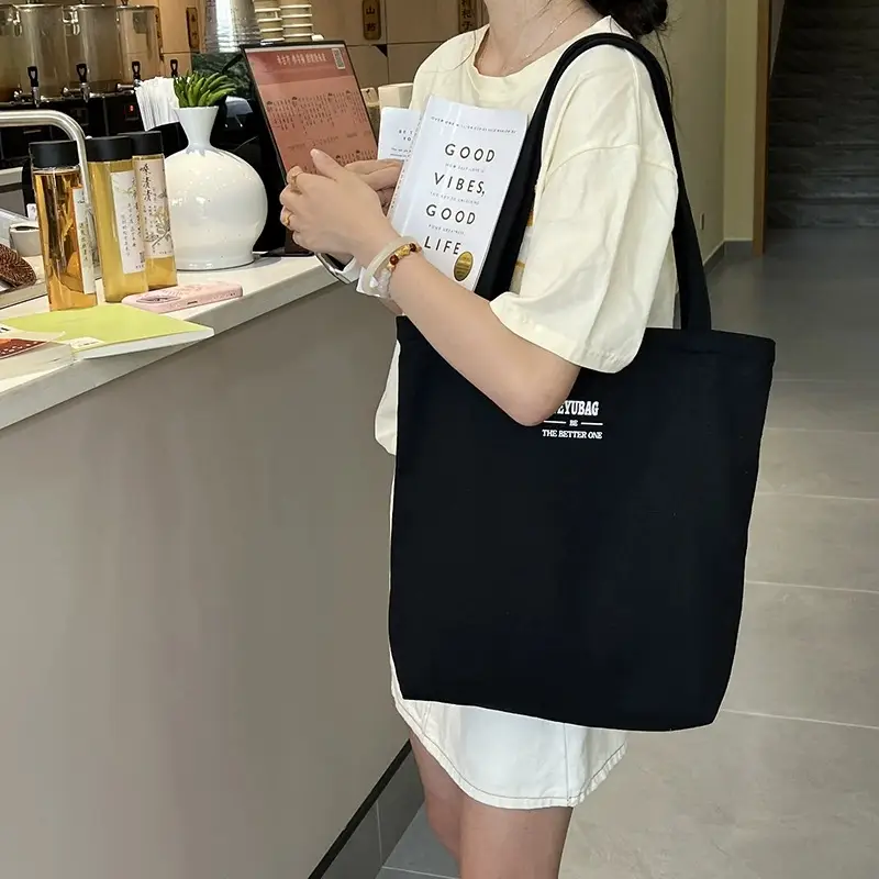 Japanese Style Canvas Shoulder Bag Large Capacity Women - Image 7