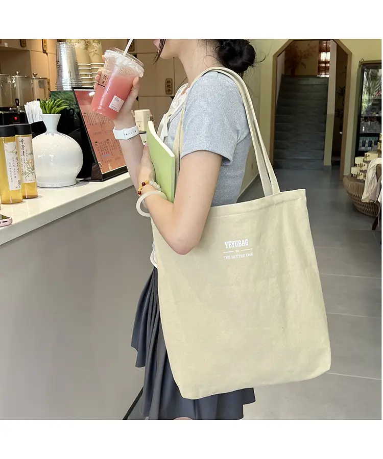 Japanese Style Canvas Shoulder Bag Large Capacity Women — feature 15