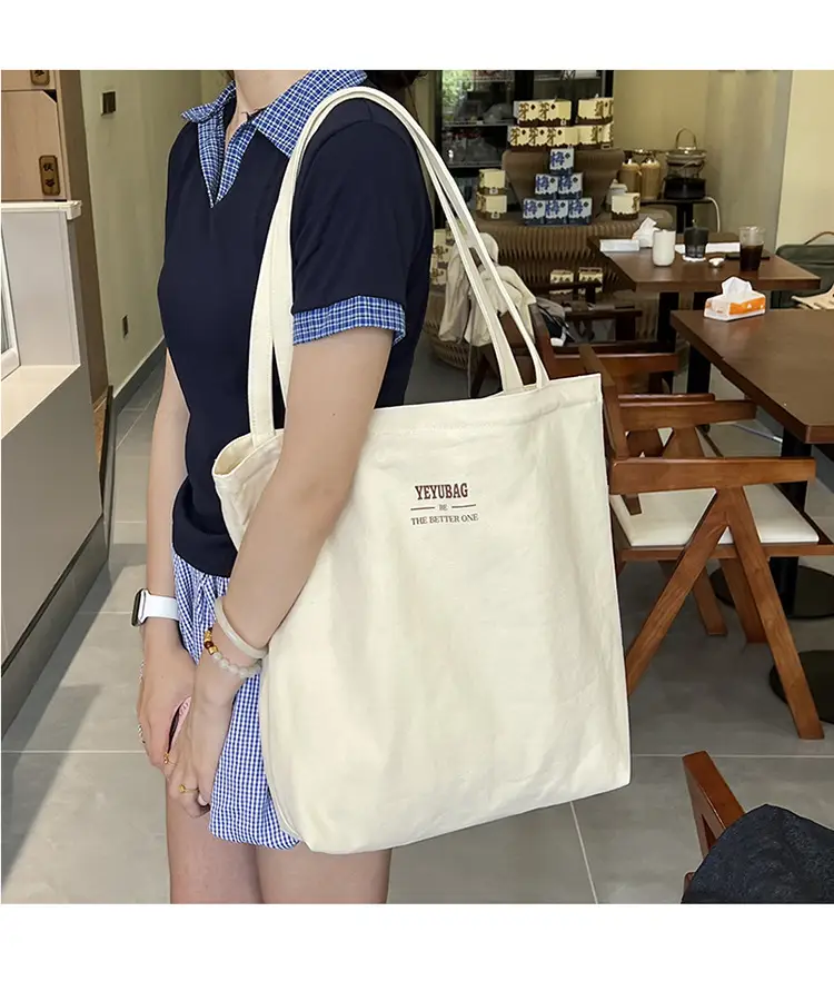 Japanese Style Canvas Shoulder Bag Large Capacity Women — feature 17