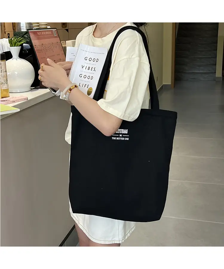 Japanese Style Canvas Shoulder Bag Large Capacity Women — feature 21