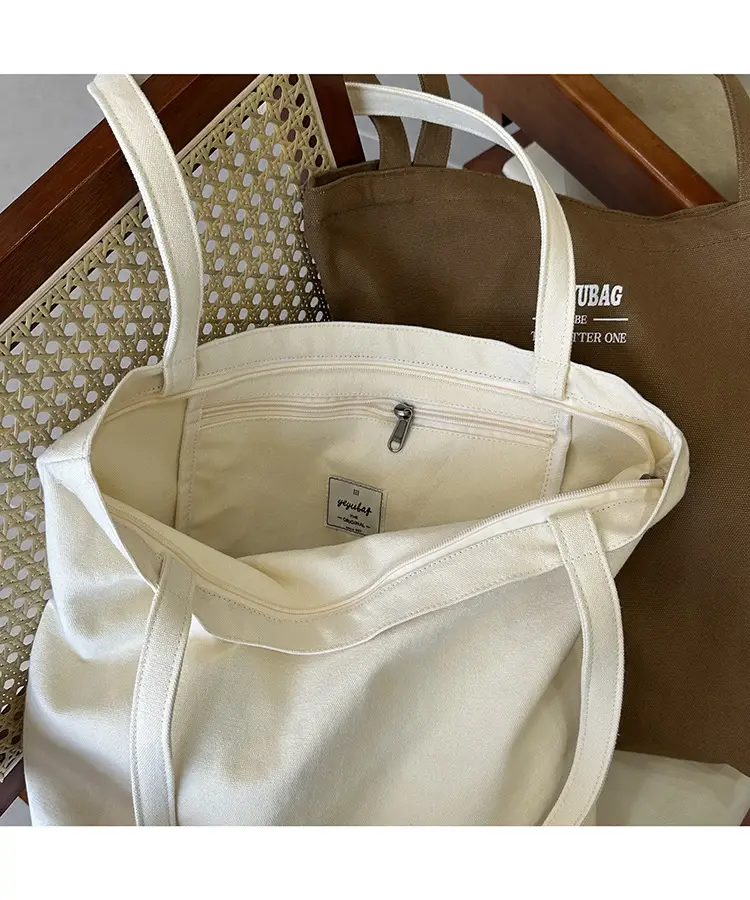 Japanese Style Canvas Shoulder Bag Large Capacity Women — feature 6