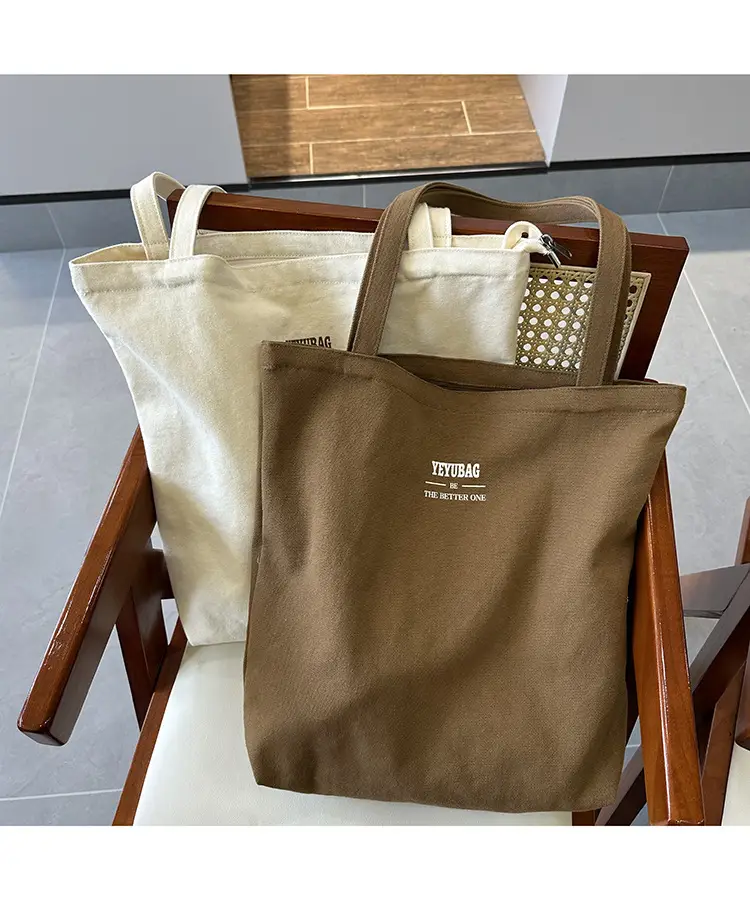 Japanese Style Canvas Shoulder Bag Large Capacity Women — feature 9