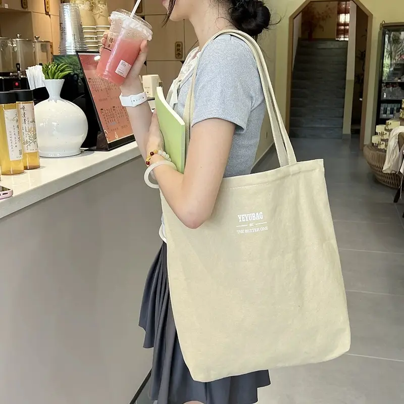 Japanese Style Canvas Shoulder Bag Large Capacity Women - Image 2