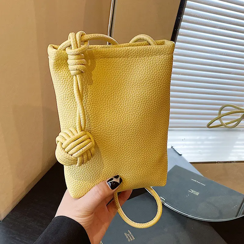 Women Cross Body Mini Phone Bag Beige 2025