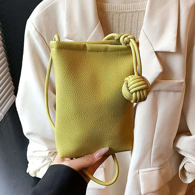 Women Cross Body Mini Phone Bag Beige 2025